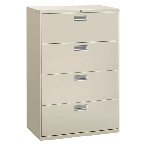 4-drawer steel lateral file cabinet light gray|locking 4 drawer filing cabinet.